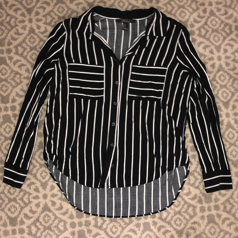 Button up tunic blouse